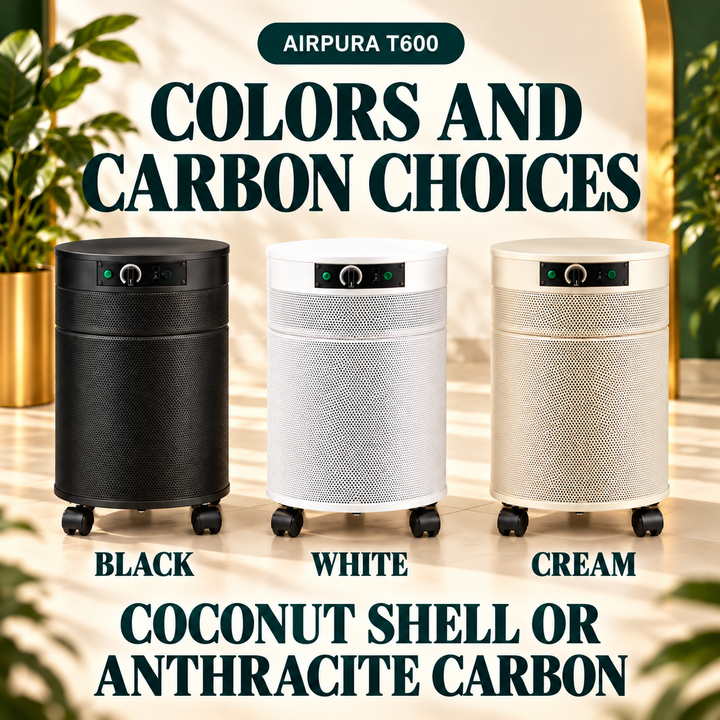 Airpura T600 available colors and configurations