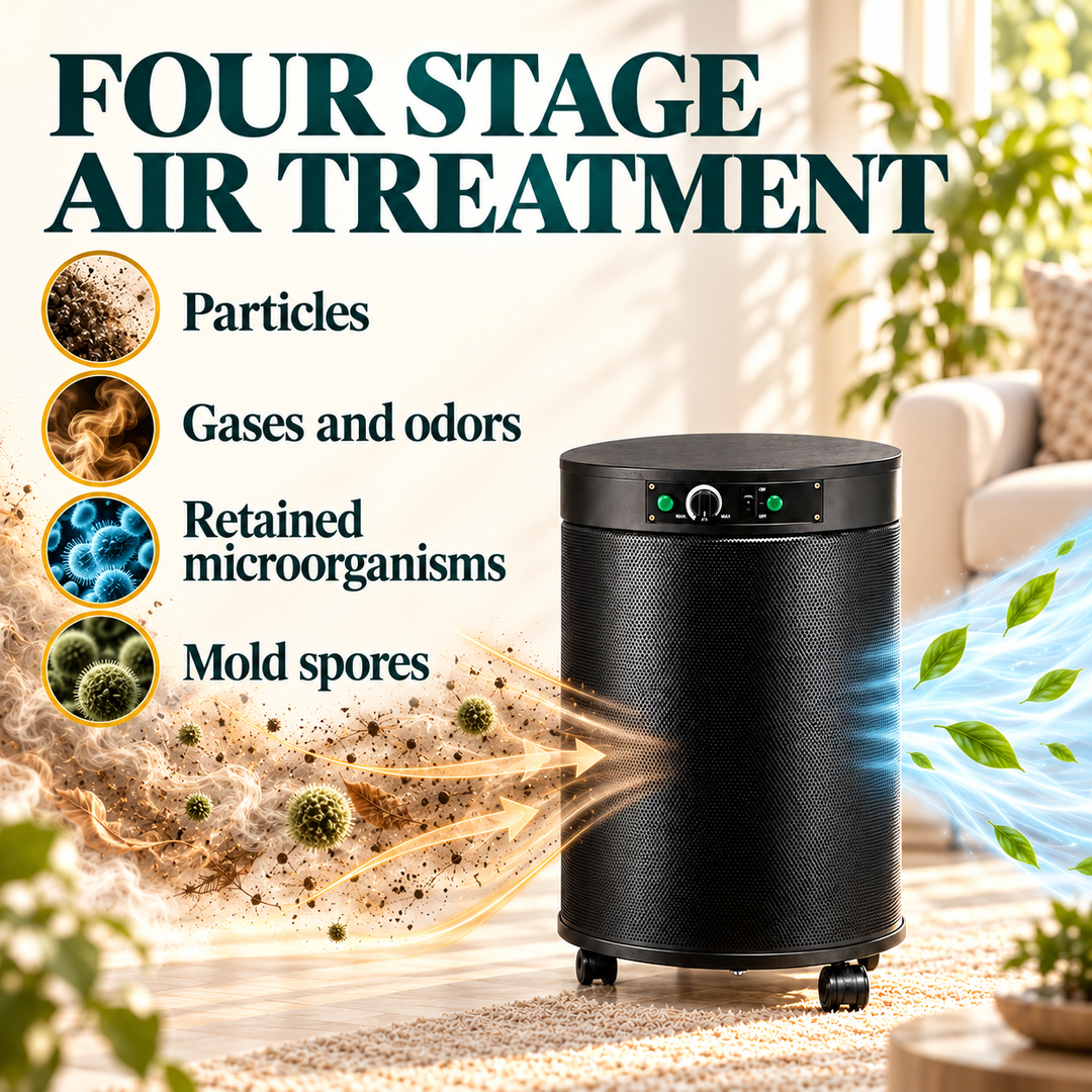 Airpura UV614 germs and mold air treatment benefits