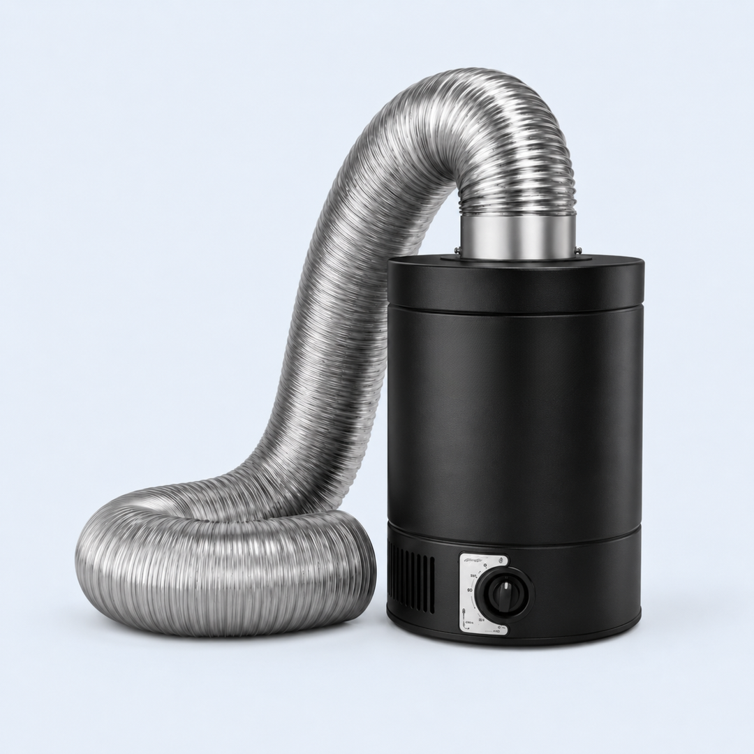 AirMedic Pro 6 Plus AH whole-house purifier configured for HVAC retrofit