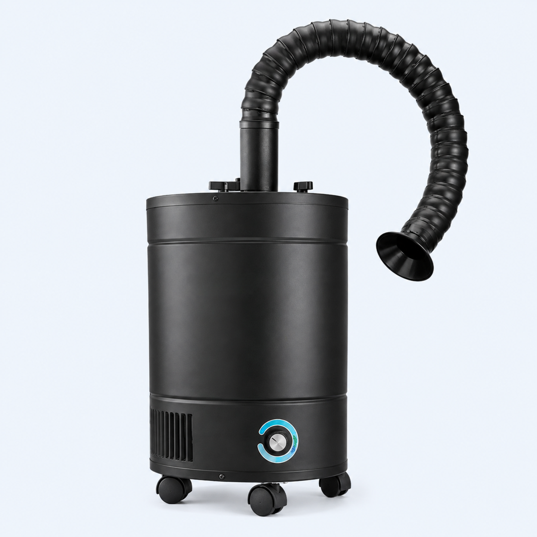 AllerAir Salon Pro 6 Plus air purifier at source capture