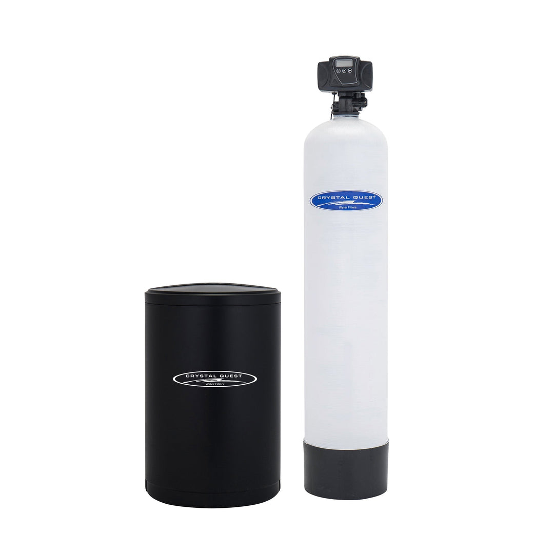 Crystal Quest Commercial Water Softener 45,000 Grains | Single 1.5 cu.ft CQE-CO-02039