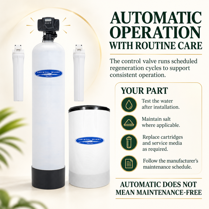 Automatic regeneration and routine care