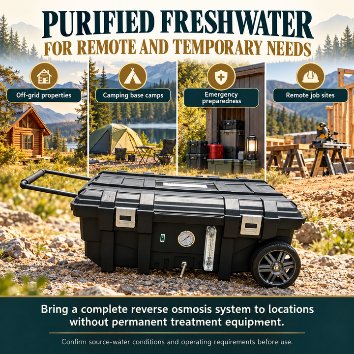 Crystal Quest Rover off-grid freshwater use cases