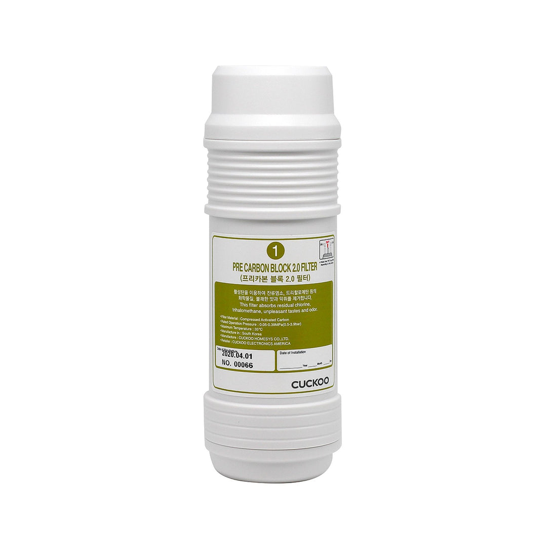 CUCKOO CPF-802P Pre-Carbon 2.0 Replacement Water Filter for CP-MN031 — genuine CUCKOO replacement filter or filter bundle