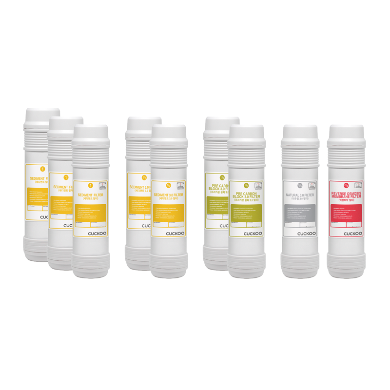 CUCKOO CPFS-AD12M1105US 1-Year Water Filter Replacement Bundle for CP-ADR051UW — genuine CUCKOO replacement filter or filter bundle