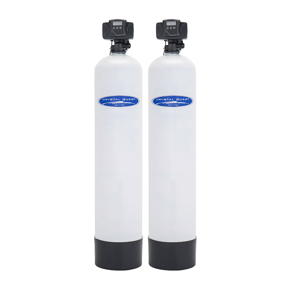 Crystal Quest High Flow Whole House &amp; Commercial SMART Water Filter | 3+ Bathrooms