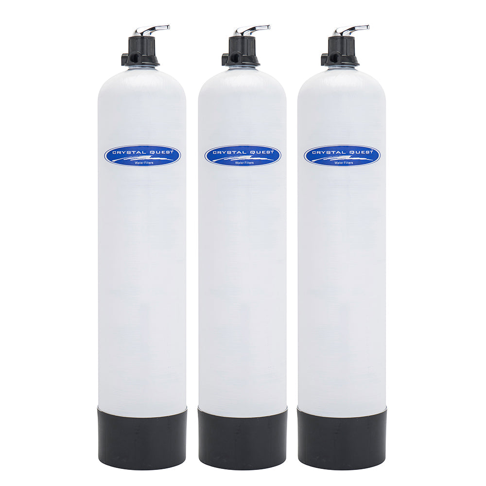 Crystal Quest High Flow Whole House &amp; Commercial SMART Water Filter | 3+ Bathrooms