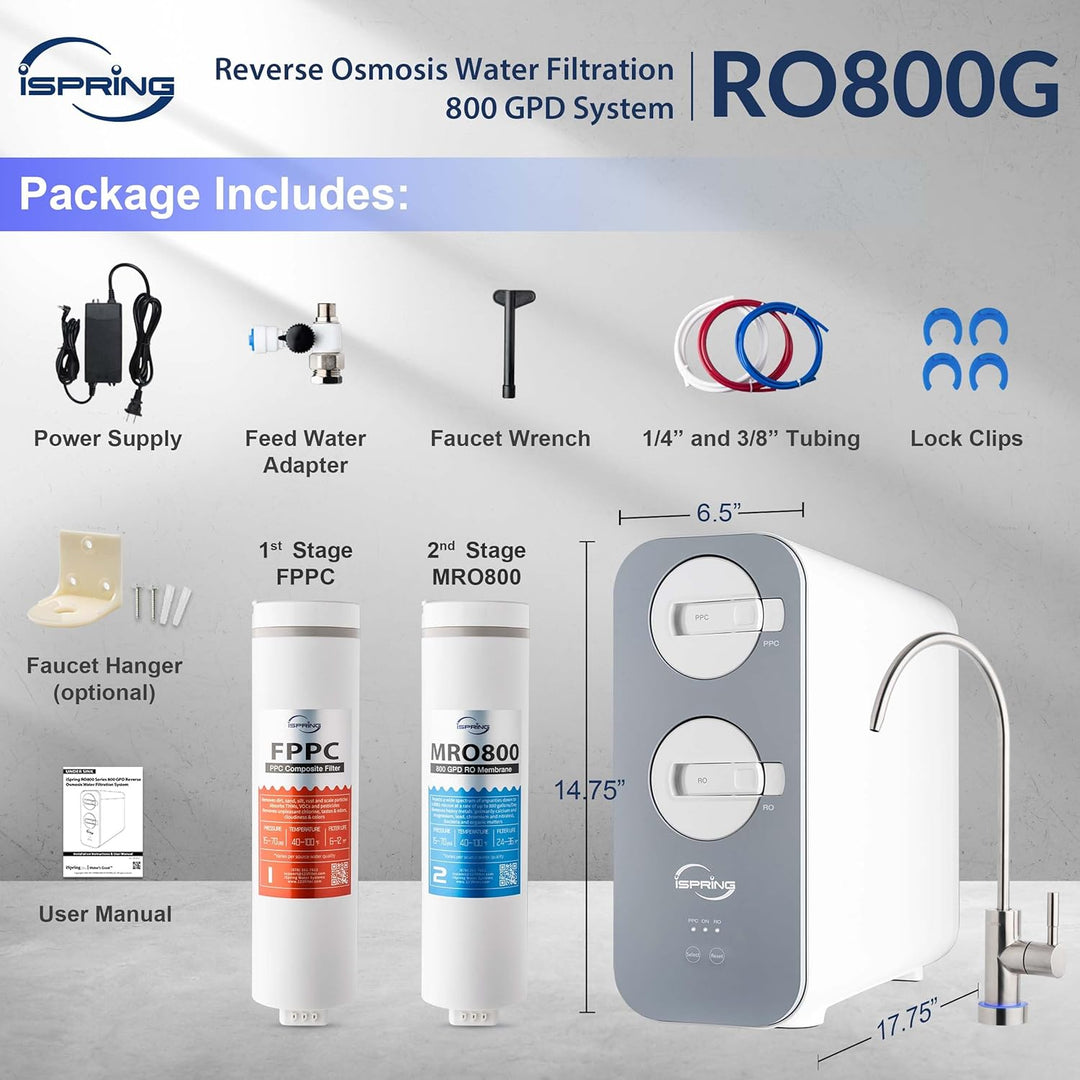 iSpring RO800G+F4RO800 product detail 8
