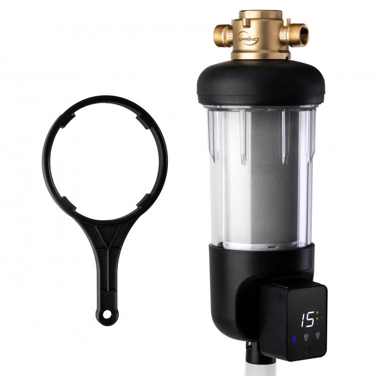 iSpring WSP50ARJ whole-house auto-flush spin-down sediment filter