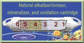 Crystal Quest Natural (Alkalinize) Ionizer, Mineralizer and Oxidation Inline Cartridge CQE-RC-04054