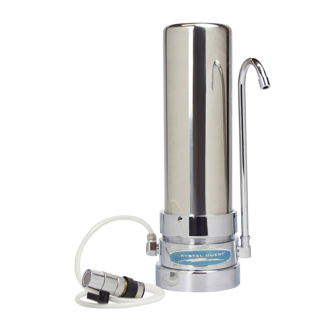 Crystal Quest Alkaline Water Filter System | SMART Countertop Single Cartridge