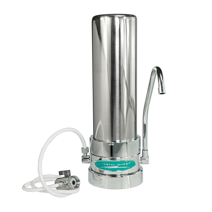 Crystal Quest Nitrate Removal | SMART Single Cartridge Countertop Water Filter System