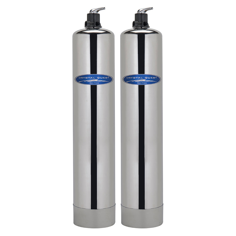 Crystal Quest High Flow Whole House &amp; Commercial SMART Water Filter | 3+ Bathrooms