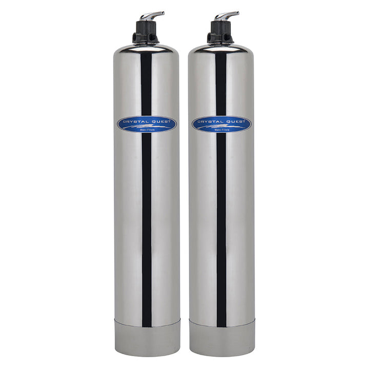 Crystal Quest High Flow Whole House &amp; Commercial SMART Water Filter | 3+ Bathrooms