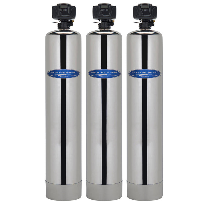 Crystal Quest High Flow Whole House &amp; Commercial SMART Water Filter | 3+ Bathrooms