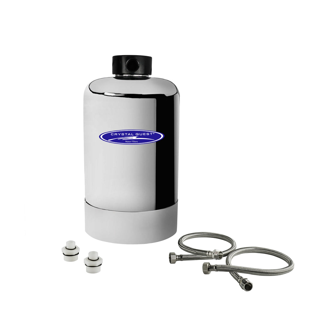 Crystal Quest Inline Undersink Water Filter 8GPM
