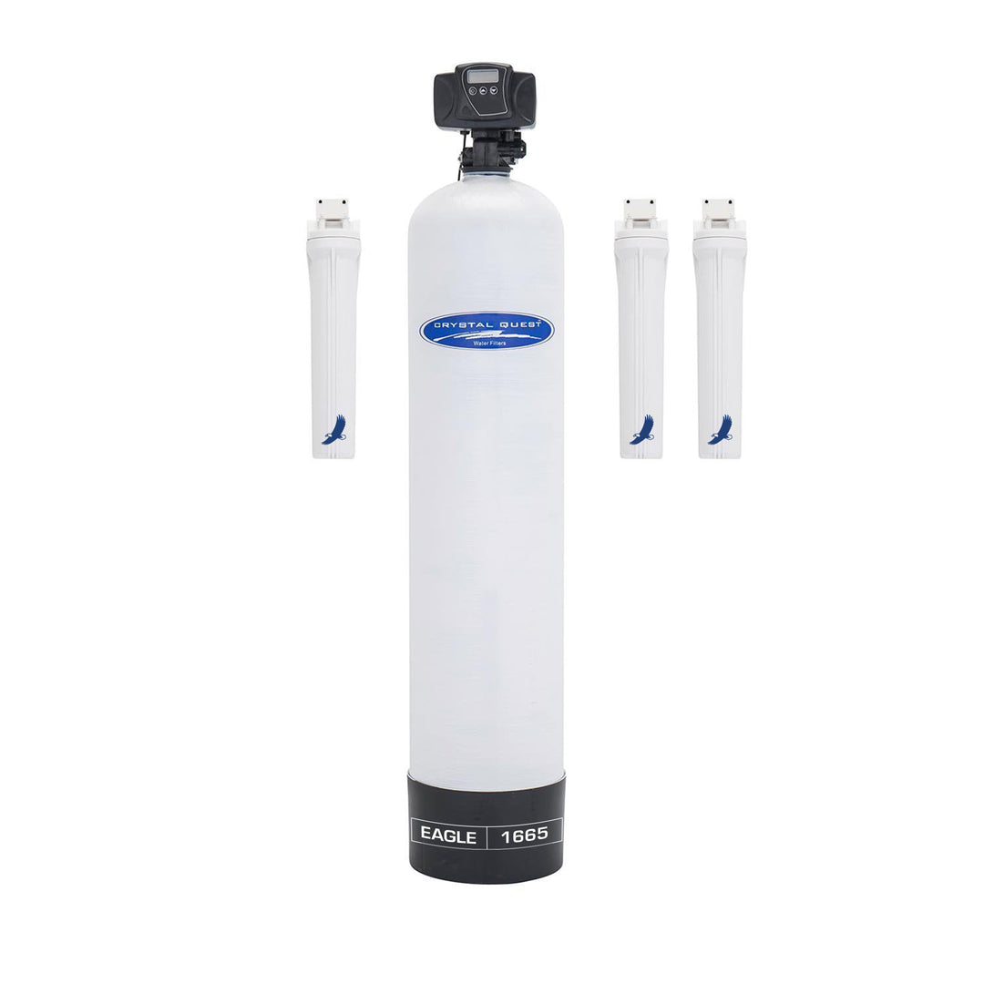 Crystal Quest Eagle Whole House Water Filtration Alkalizer | 1-4 Bathrooms