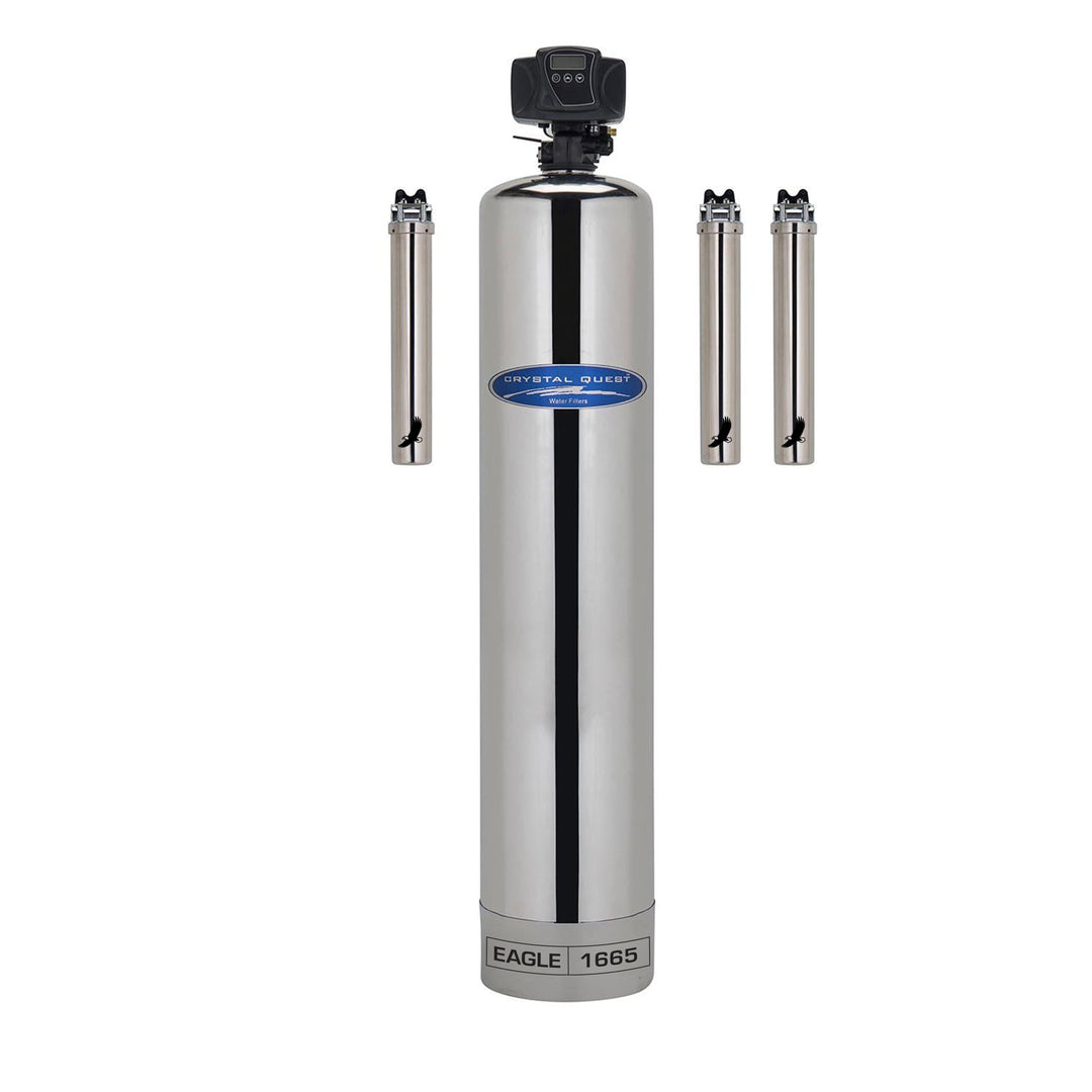 Crystal Quest Eagle Whole House Water Filtration Alkalizer | 1-4 Bathrooms