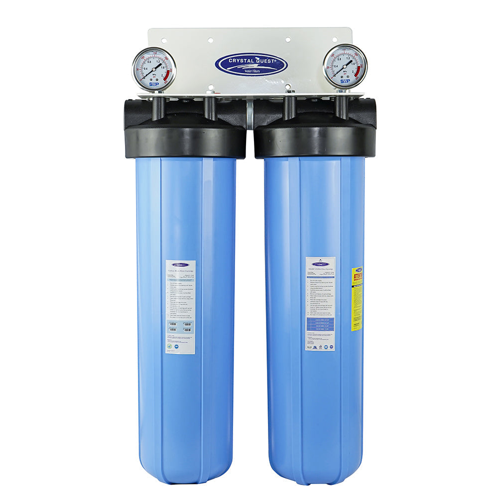 Big Blue Whole House Water Filter, Remineralizer 4-6 GPM | 1-2 people