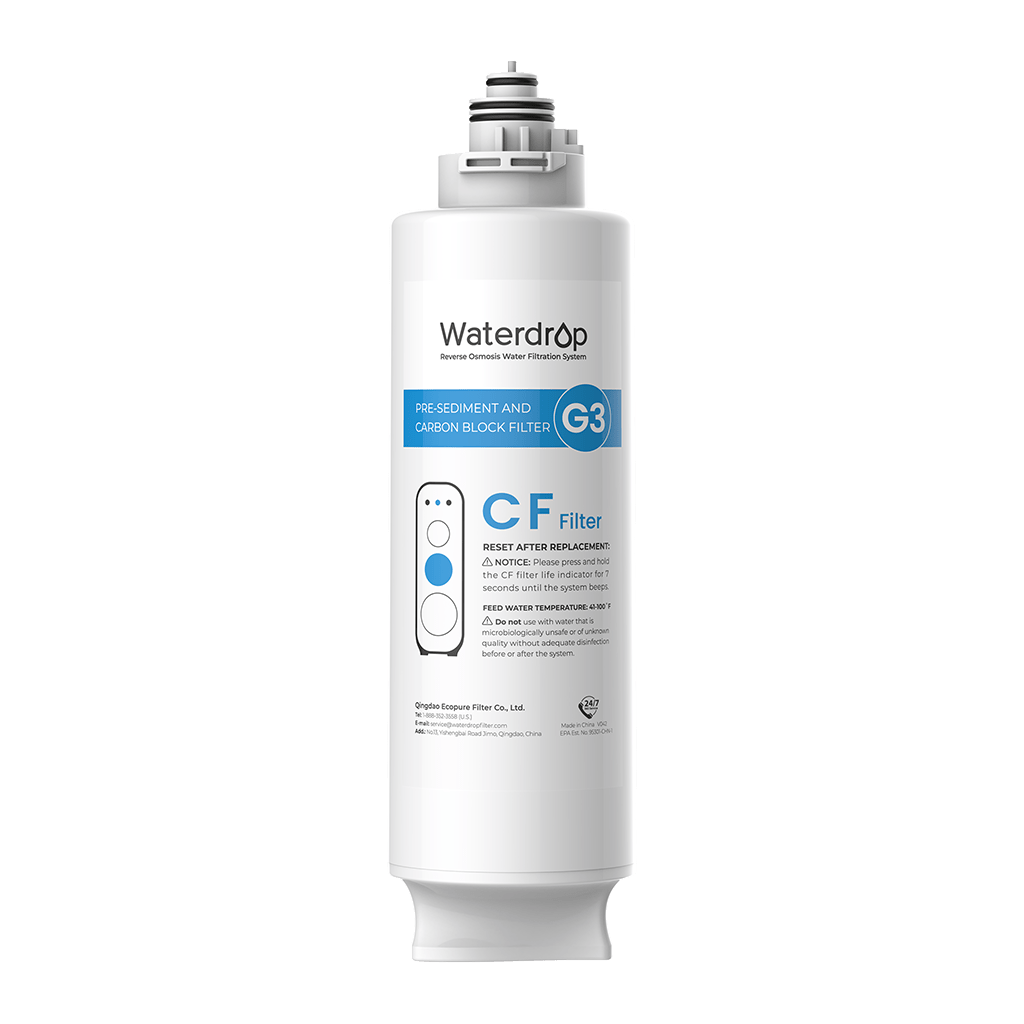 CF Filter for Waterdrop G3P800 &amp; G3P600 &amp; G3 Reverse Osmosis System