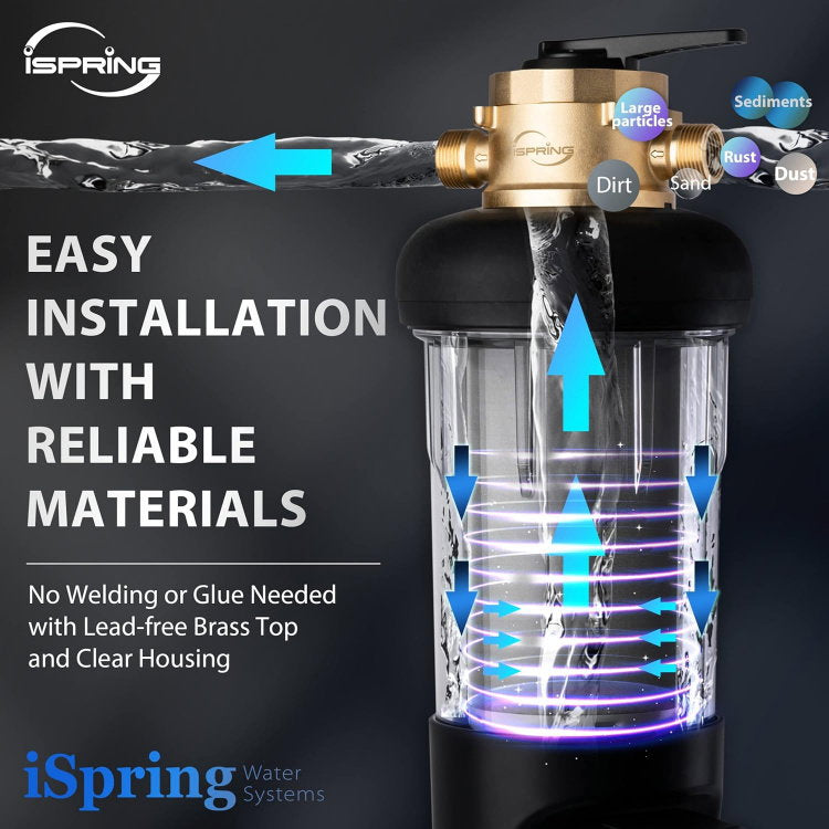 iSpring WSP50ARJ EDV2 sediment filter and descaler bundle - image 2