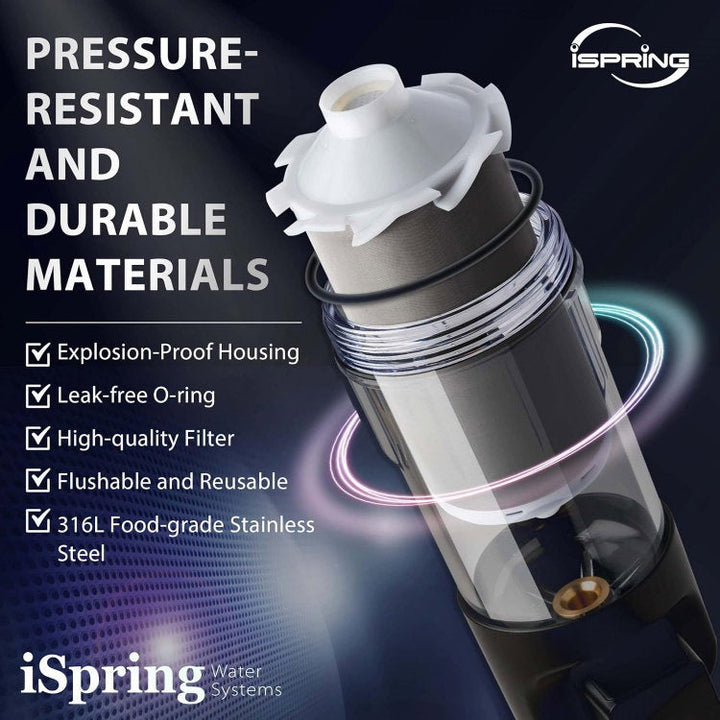 iSpring WSP50ARJ EDV2 sediment filter and descaler bundle - image 3