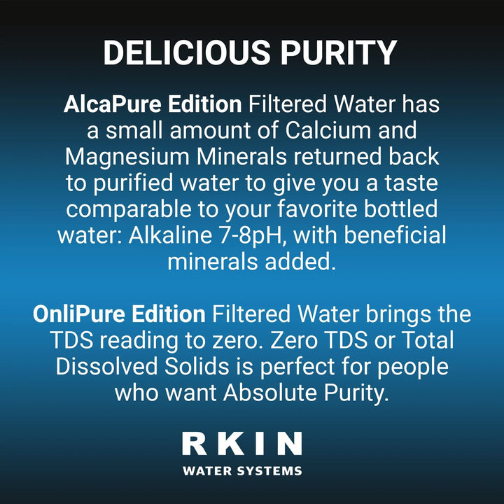 RKIN Zero Installation Purifier Countertop Reverse Osmosis Water Filter